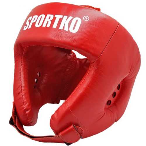 Fejvédő boxhoz SportKO OK2  piros  M Sportko