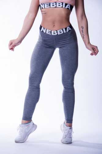 Női leggings Nebbia scrunch butt 222 - szürke  M Nebbia