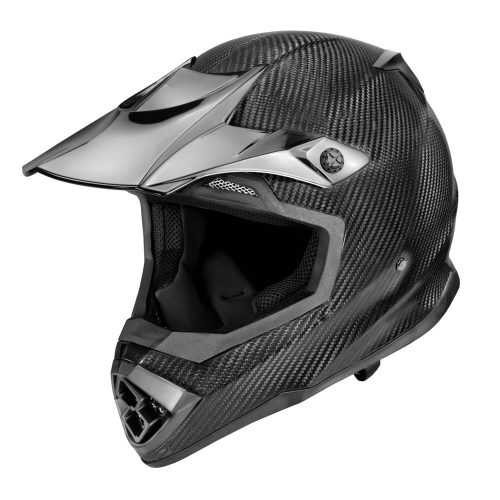 Motocross bukósisak W-TEC Crosscomp  fényes karbon  XL(61-62) W-tec