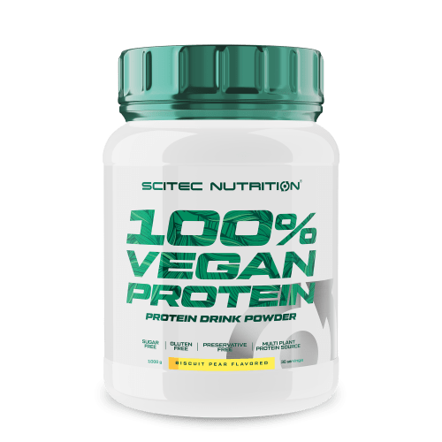 Scitec 100% Vegan Protein 1000g  keksz-körte Scitec