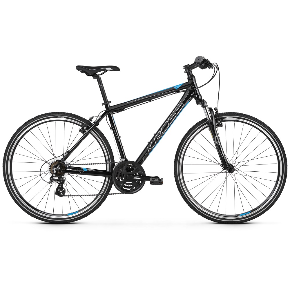 Cross kerékpár Kross Evado 2.0 28"  fekete-kék  L (21'') Kross
