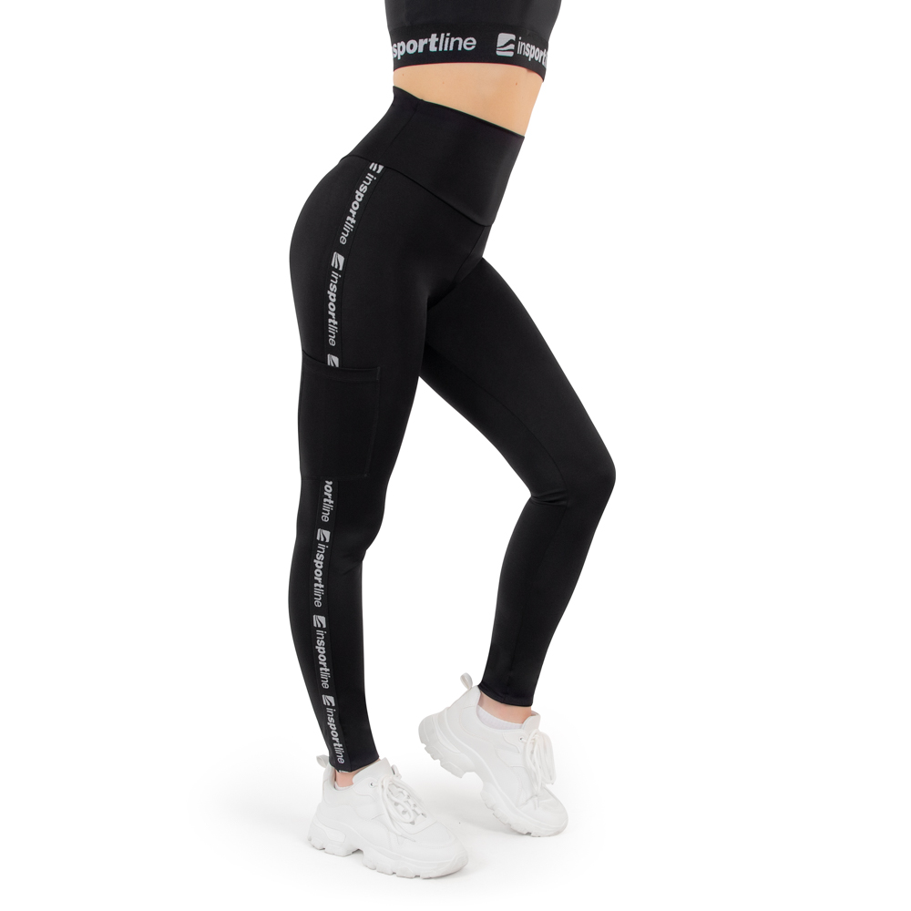 Női leggings inSPORTline Highwaist  fekete  XXL  standard Insportline