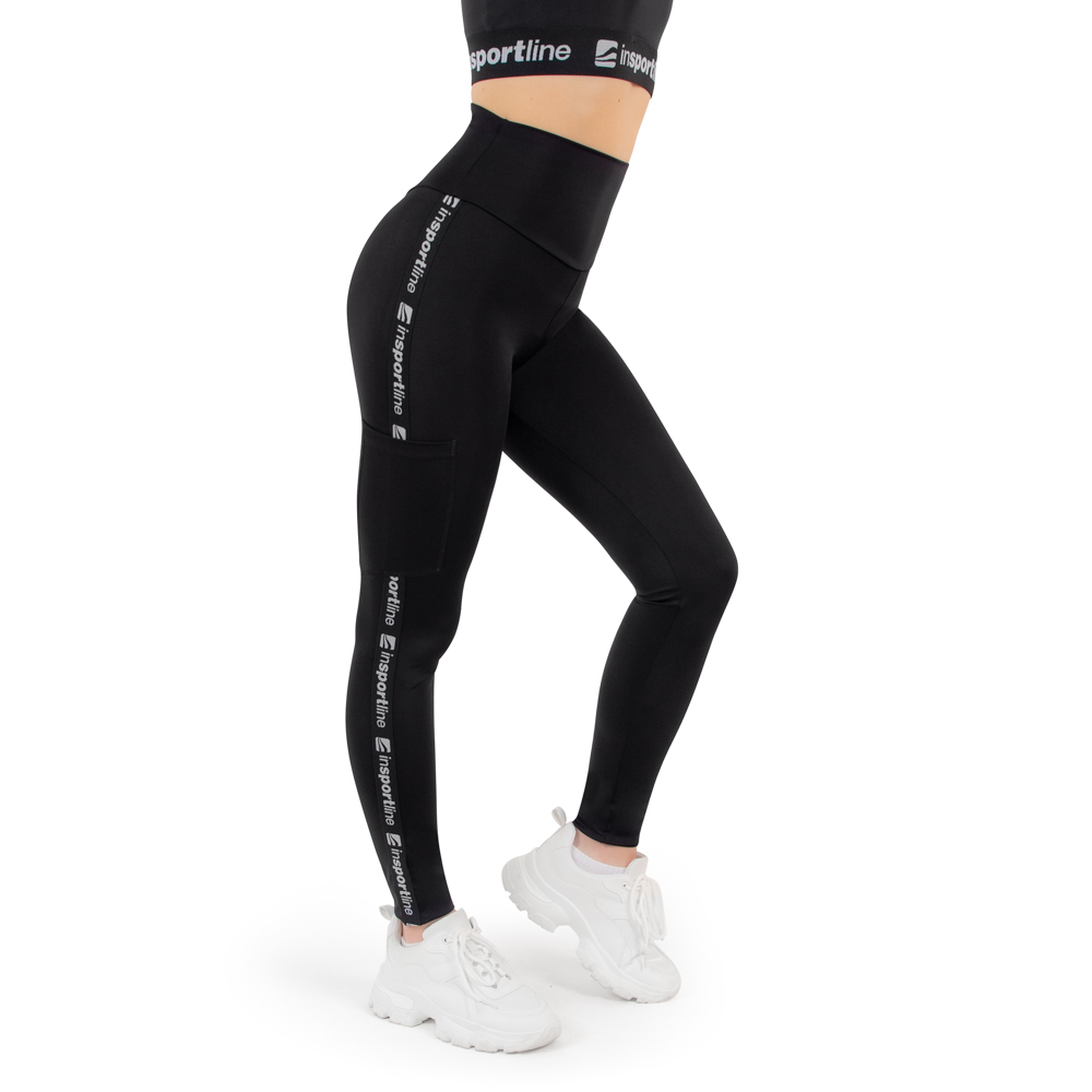 Női leggings inSPORTline Highwaist  szürke  M  standard Insportline