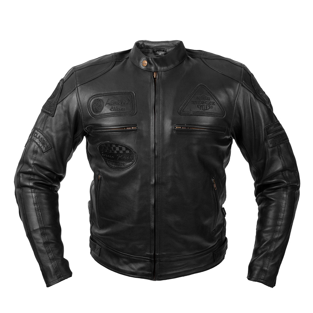 Bőr motoros kabát W-TEC Urban Noir  fekete  XL W-tec