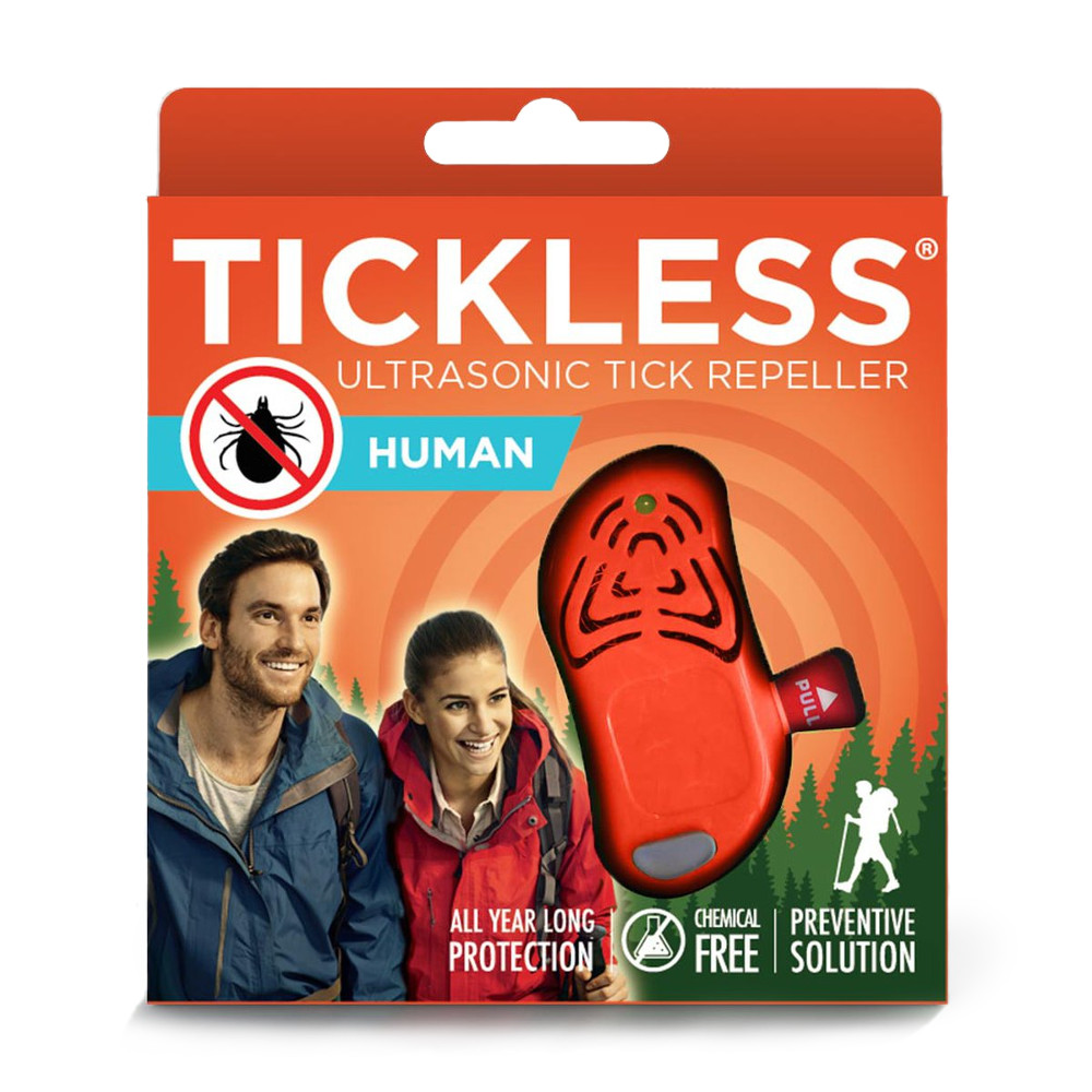 Ultrahangos riasztó kullancsok ellen Tickless Human  NARANCSSÁRGA Tickless