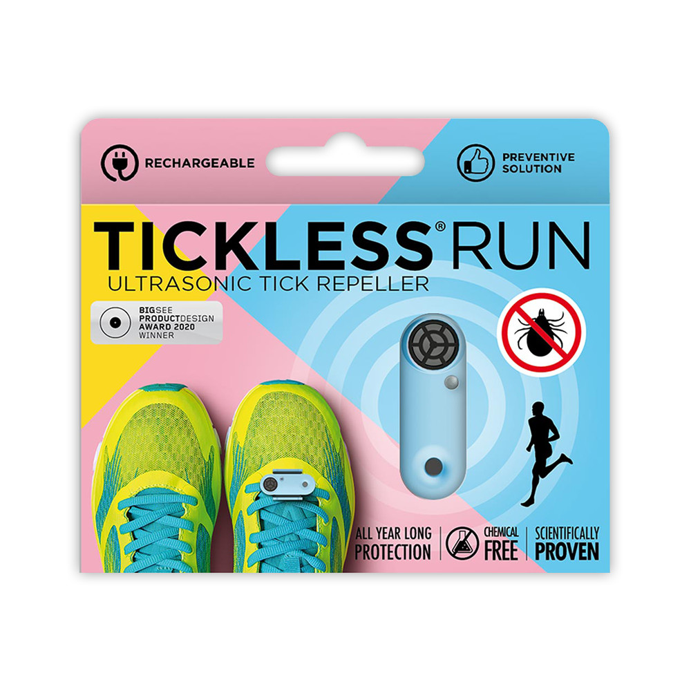 Ultrahangos riasztó kullancsok ellen Tickless Run futóknak  kék Tickless