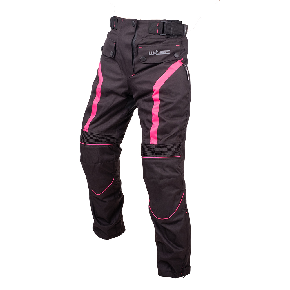 Női motoros nadrág W-TEC Durmanes Lady  fekete-rózsaszín  XL W-tec