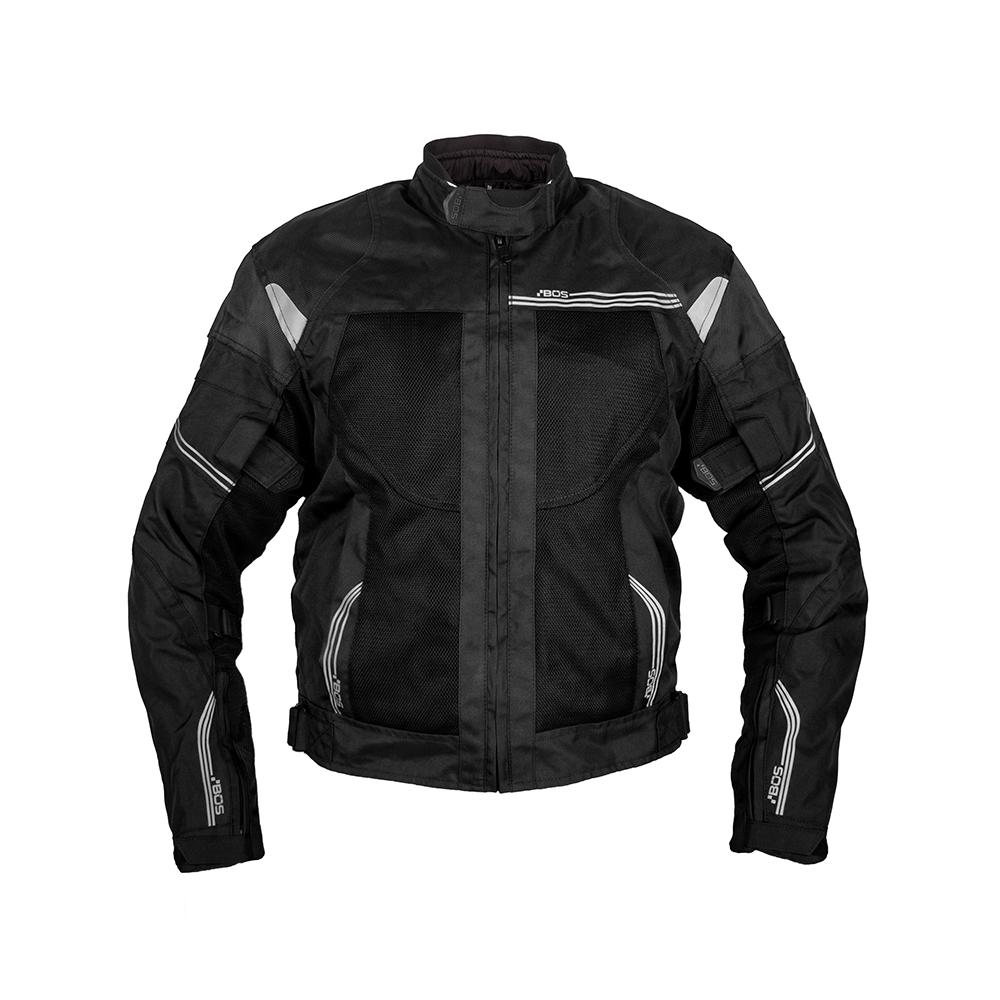 Nyári férfi motoros kabát BOS Hobart  fekete  3XL Bos