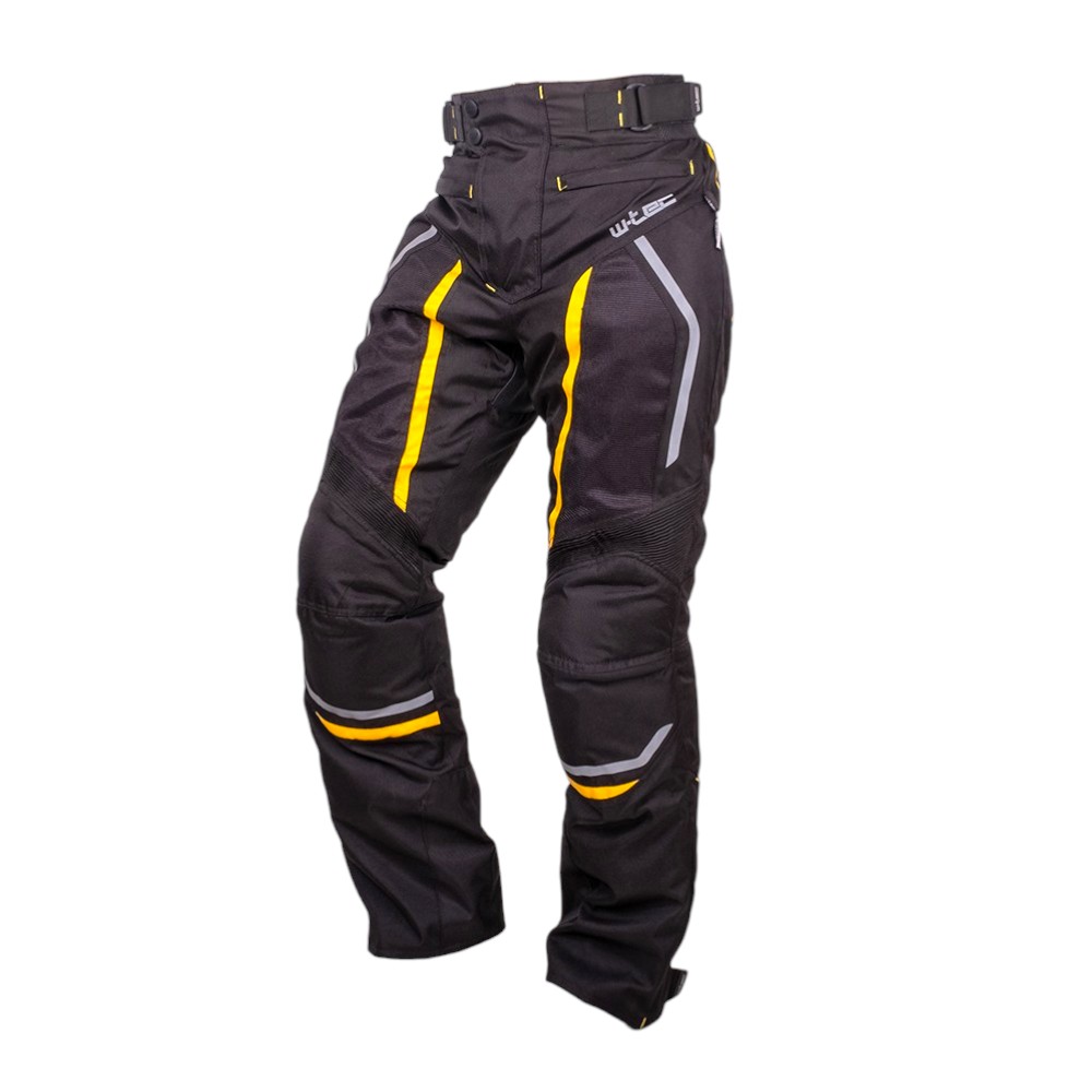 Nyári motoros nadrág W-TEC Durmanes  fekete-sárga  3XL W-tec