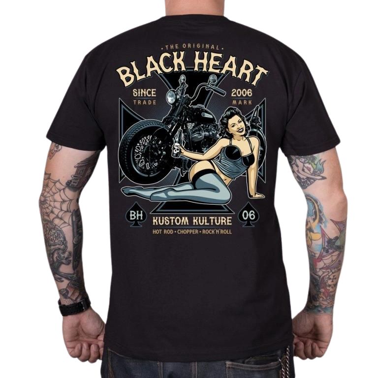 Póló BLACK HEART Ava  fekete  3XL Black heart