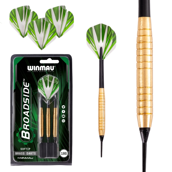 Dart nyíl Winmau Broadside Brass Soft 3 db Winmau