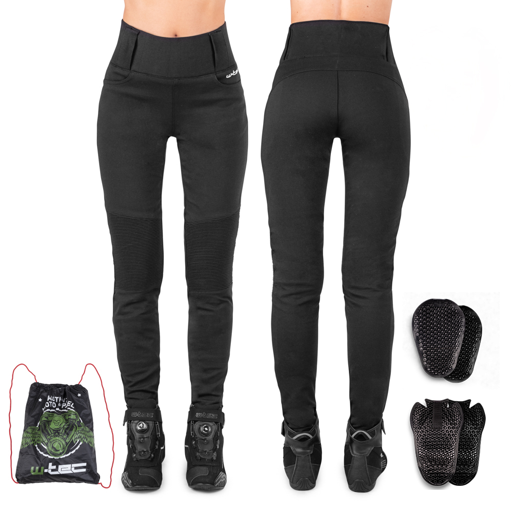 Női motoros leggings W-TEC Woposum  fekete  3XL W-tec