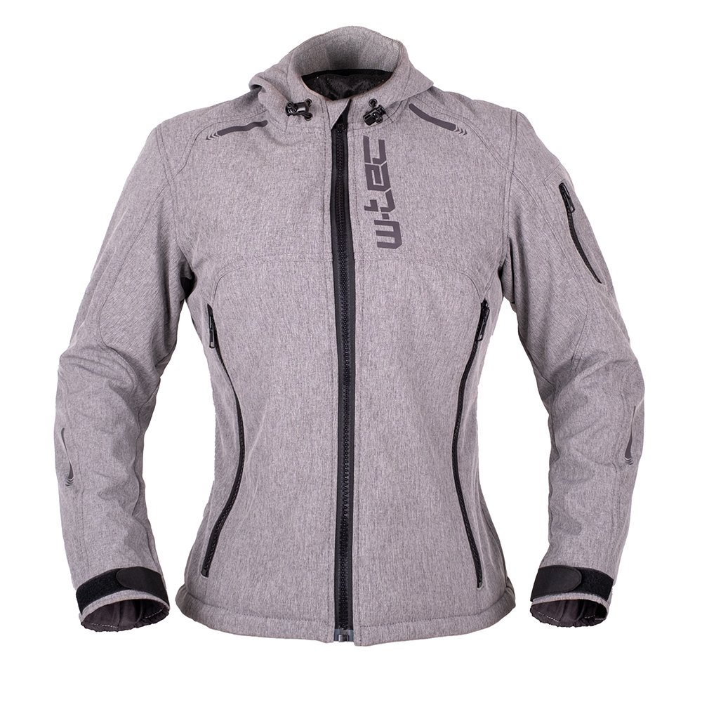 Női softshell motoros kabát W-TEC Algenia  szürke  L W-tec