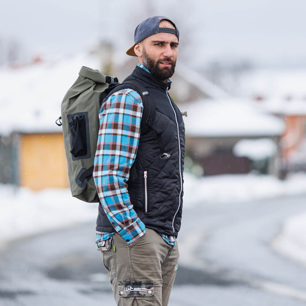 Férfi fűthető mellény inSPORTline WARMhim  fekete  S Insportline electronics