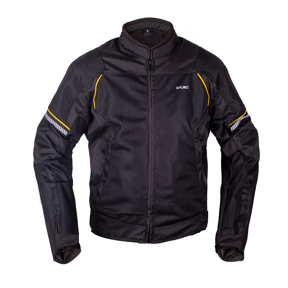 Nyári motoros kabát W-TEC Martix  fekete-sárga  3XL W-tec