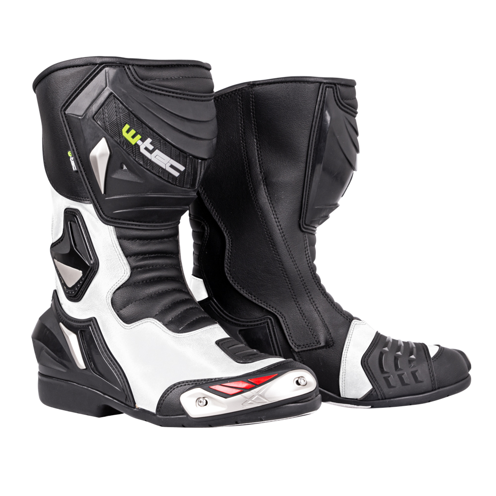 Motoros csizma W-TEC Arkus  fekete-fehér  38 W-tec