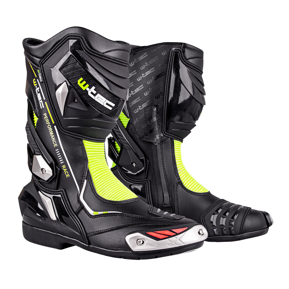 Motoros csizma W-TEC Beastor  fekete-zöld  39 W-tec