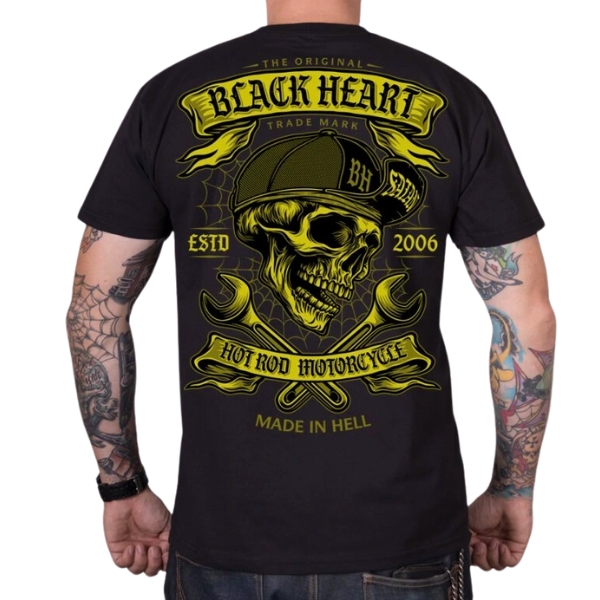 Póló BLACK HEART Satan  fekete  3XL Black heart