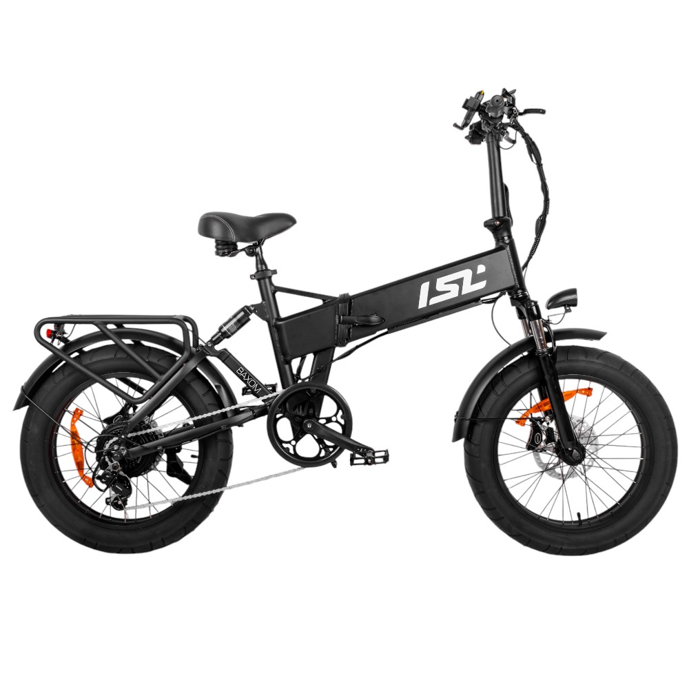 Összecsukható elektromos fat bike ISL Baxom 20"  fekete  16