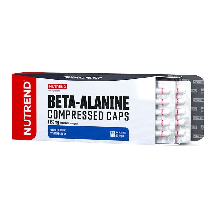 Aminosavak Nutrend Beta-Alanine Compressed Caps 90 kapszula Nutrend