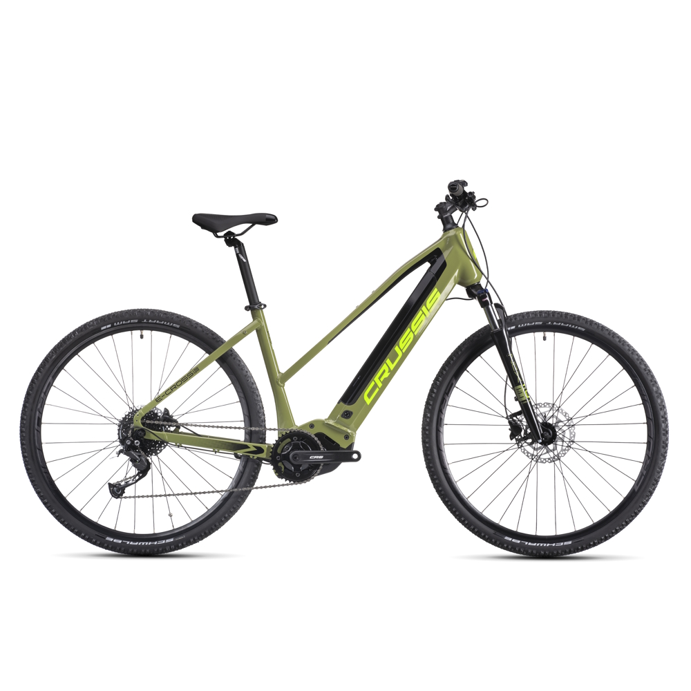 Női cross elektromos kerékpár Crussis e-Cross Low 7.10 518Wh 28" - 2025  16" (155-170 cm) Crussis